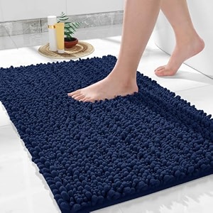 yimobra - non-slip microfiber bath mat large size high absorbency