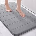 Yimobra Memory Foam Bath Mat 31.5x20, 5X Softer and Absorbent Bathroom Rug