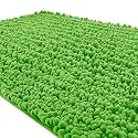 Yimobra Original Luxury Chenille Bath Mat, 36.2 x 24 Inches, Soft Shaggy and Comfortable, Large Size, Super Absorbent and Thick, Non-Slip, Machine Washable, Perfect for Bathroom, Moss
