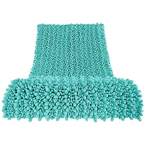 yimobra original luxury chenille bathroom runner rugs 70 x 24 inches soft long large bath mats super absorbent non-slip machine washable carpets for home nursery bed living room lake blue