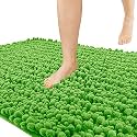 Yimobra Original Luxury Chenille Bathroom Runner Rugs,70 x 24 Inches, Soft, Long Large Bath Mats, Super Absorbent, Non-Slip, Machine Washable, Carpets for Home, Nursery, Bed and Living Room, Moss