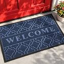Yimobra Welcome Door Mat, 29.5 x 17 in, Blue