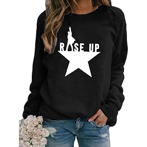 Yimoya Womens Hamilton Lyrics Sweatshirts Long Sleeve