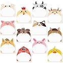 Yinder 24 Pads Farm Animal Sticky Notes, Kawaii Memo Self Adhesive