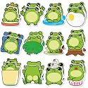 Yinder 24 Pads Frog Sticky Notes Kawaii Cartoon Party Favors School