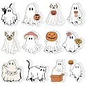 Yinder 24 Pads Halloween Ghost Boo Sticky Notes Kawaii Memo Office School