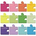 Yinder 24 Pads Team Appreciation Sticky Notes Puzzle Shaped Memo Gifts