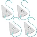 Yinder 4 Clarinet Swab Cloth Clarinet Cleaner Cleaning,Gray