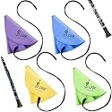 Yinder 4 Clarinet Swab Cloth Clarinet Cleaner Cleaning,Colorful