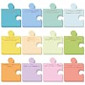 Yinder 48 Pads Team Appreciation Sticky Notes Puzzle Shaped Memo Gifts