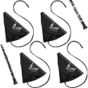 Yinder 8 Clarinet Swab Cloth Clarinet Cleaner Cleaning,Black