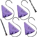 Yinder 8 Clarinet Swab Cloth Clarinet Cleaner Cleaning,Purple
