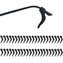 YINGFENG 22 Pairs Black Silicone Eyeglass Ear Grip with Storage Box, Anti Slip Eyeglass Retainer, Premium Silicone Ear Hook, Never Worry About Missing Your Glasses or Sunglasses Again