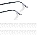 YINGFENG 22 Pairs White Silicone Glasses Anti-slip Holder with Storage Box, Eyeglass Holder, Premium Silicone Eyeglass Ear Hook Grip, Fits Most Kids and Adult Size for Retainer Glasses or Sunglasses