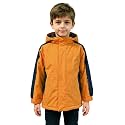 YINGJIELIDE Boy's Waterproof Ski Jacket,Kids Outdoor Snowboarding windproof Jacket,Fleece Lined Hooded,Warm Winter Snow Coat