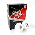 3 Star S40+ Table Tennis Plastic Seamless Balls (Pack of 6) Red Colour