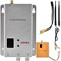 Yinhing 1.2G 800MW Video Transceiver Kit for CCTV Monitoring with Transmitter and Receiver for Clear Transmission and Enhanced Surveillance Performance