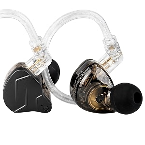 yinyoo kz zsn pro x in ear buds earphones hybrid dynamic driver balanced armature earbuds headphones dual driver 1dd 1ba deep bass stereo sound ergonomic comfortable earphones black with mic