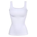 YIOIOIO Womens Shapewear Tank Top Square Neck Tummy Control Compression