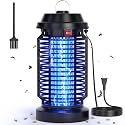 YISSVIC Bug Zapper Outdoor Indoor Waterproof Electric Mosquito Lamp Fly Zapper Killer Effective 4200V Plug in for Home Patio Office Courtyard