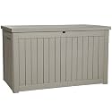 YITAHOME 180 Gallon Large Outdoor Storage XL Deck Box w/Divider for Patio