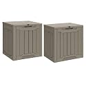 YITAHOME 31 Gallon Deck Boxes Set of 2