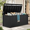 YITAHOME XXL 230 Gallon Large Outdoor Storage Deck Box for Patio Furniture