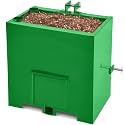 YITAMOTOR 3 Point Hitch Ballast Box for Category 1 Tractor, 800lbs Weight Ballast Height Box with 2'' Quick Trailer Hitch Receiver, Green