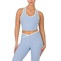 YITTY Active Sports Bra Tank, Tank Top for Women with Built-in Bra, Racerback, Removable Cups, Low-Impact Yoga and Gym