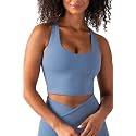 YITTY Active Sports Bra Tank, Tank Top for Women with Built-in Bra, Racerback, Removable Cups, Low-Impact Yoga and Gym