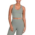 YITTY Active Sports Bra Tank, Tank Top for Women with Built-in Bra, Racerback, Removable Cups, Low-Impact Yoga and Gym