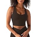 YITTY Active Sports Bra Tank, Tank Top for Women with Built-in Bra, Racerback, Removable Cups, Low-Impact Yoga and Gym