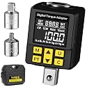 YIYEIE 1/2" Drive Digital Torque Adapter, (±1% Accuracy, 5-100Ft-lb), Smart Alert, Torque Wrench Digital Calibration Tool with Color Display, Torque Meter for Auto, Moto&amp; Home Repairs(135N.m)