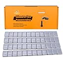 YIZBAP Wheel Weights Gray 1/4oz, 72 oz/Box, 288pcs, with Strong Black Adhesive. 0.25 Ounce Stick on Wheel Weights for Cars, Trucks, SUVs, Motorcycle and Others