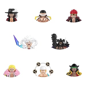 YJacuing 8PCS Anime Small Action Figures Toys