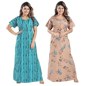 YKI Womens Girls Cotton Fabric Beautiful Print