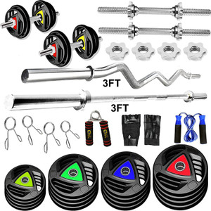 YMD 15 kg Premium Rubber Plates 2.5KGx6