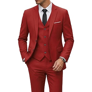 YND Mens 3 Piece Suit with Tie