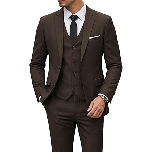 YND Mens 3 Piece Suit with Tie