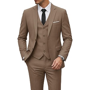 YND Mens 3 Piece Suit with Tie