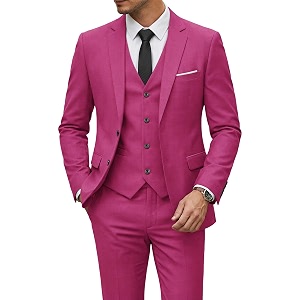 YND Mens 3 Piece Suit with Tie