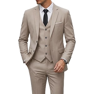 YND Mens 3 Piece Suit with Tie
