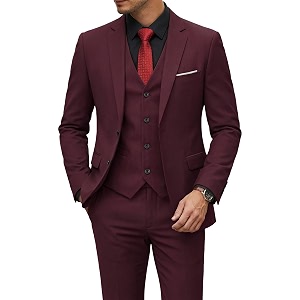 YND Mens 3 Piece Suit with Tie