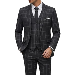YND Mens 3 Piece Suit with Tie