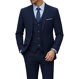 YND Mens 3 Piece Suit with Tie