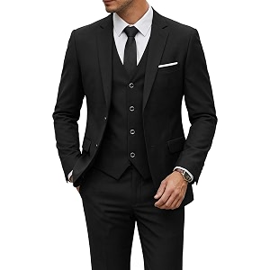 YND Mens 3 Piece Suit with Tie