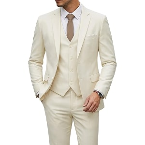 YND Mens 3 Piece Suit with Tie
