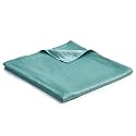 YnM Cooling Duvet Cover for Weighted Blankets with 16 Strings (Sea Grass, 60"x80")