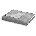 YnM Exclusive Cooling Duvet Cover for Weighted Blankets (Gradient Dark Grey, 41"x60")