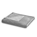 YnM Exclusive Cooling Duvet Cover for Weighted Blankets with 16 Strings (Gradient Dark Grey, 48"x 72")